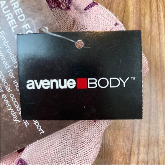 NWT Avenue Sheer Embroidered Underwire Bra - Size 48DDD 48F - Picture 8 of 12